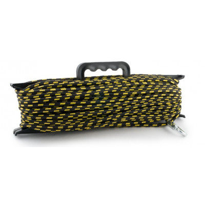 Купить Шнур Akara якорный плетеный ПЭ с карабином, в интернет-магазине Snastimarket.ru Шнур якорный - фото, цена, описание