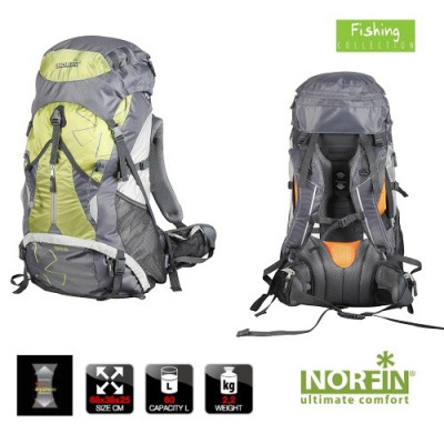 Купить Рюкзак походный Norfin Alpika 60 в интернет-магазине Snastimarket.ru. Купить рюкзак для похода - фото, цена, описание
