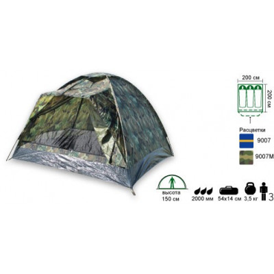 Трехместная палатка - Picnic
