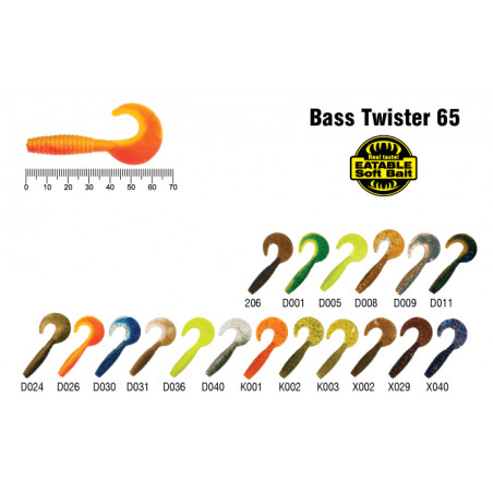 Твистер Akara Eatable Bass Twister 65