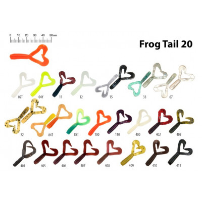 Твистер Akara Frog Tail 20 (50 шт)
