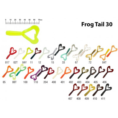 Твистер Akara Frog Tail 30 (25 шт)