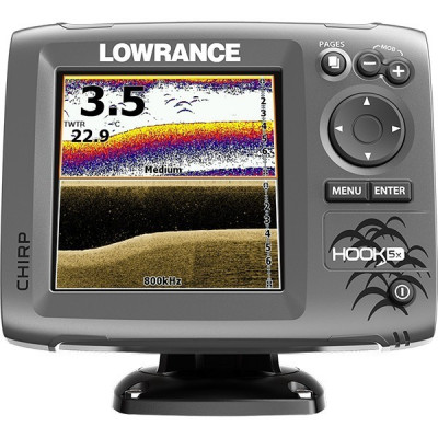 Эхолот Lowrance Hook-5x Mid/High/DownScan