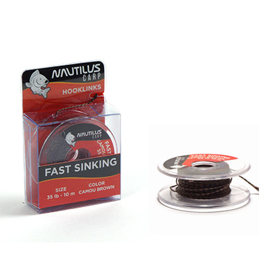 Поводковый материал Nautilus Fast Sinking 35lb 10м 