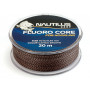 Поводковый материал Nautilus Fluoro Core 20lb 20м Camou Brown