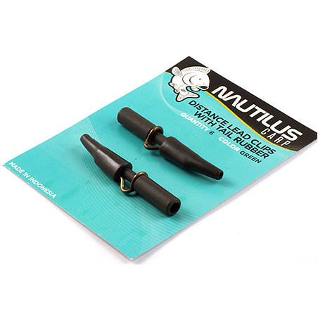 Безопасная клипса Nautilus Distance Lead Clips With Tail Rubber