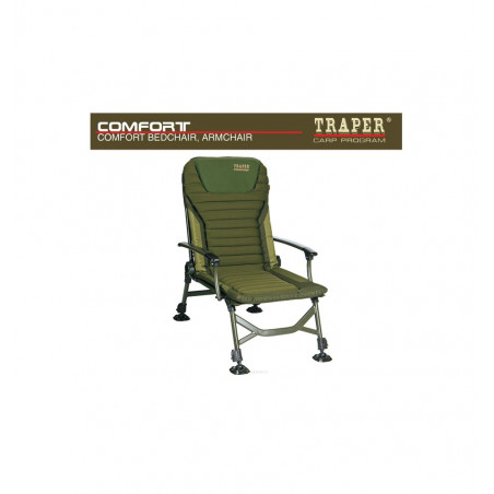 Кресло карповоеTraper COMFORT с подлокотниками 