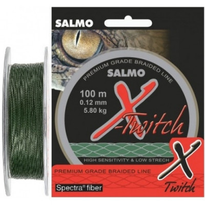 Шнур плетёный Salmo X-TWITCH 100 м