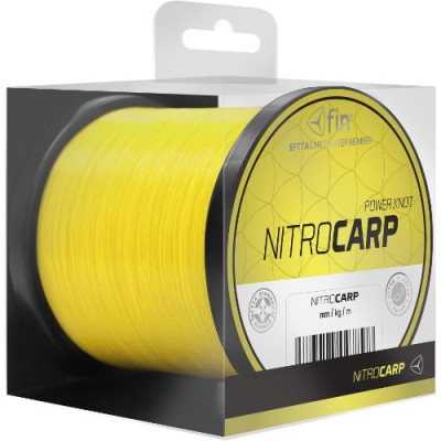 Леска карповая FIN NITRO CARP Fluo Yellow 1200m 