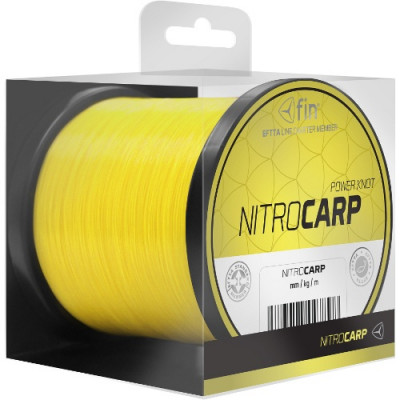 Леска карповая FIN NITRO CARP Fluo Yellow 1100m 