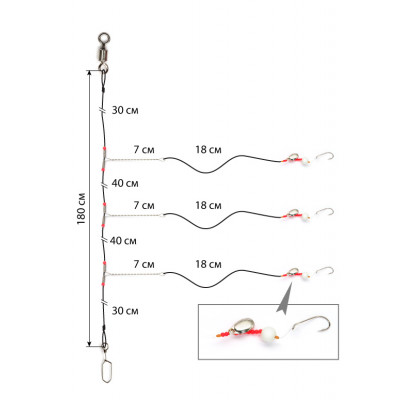 Оснастка морская Akara SP15 (2/0)