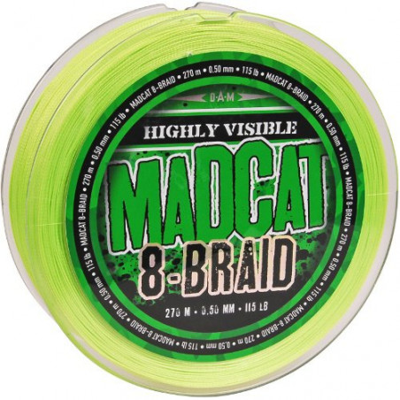 Шнур плетеный MADCAT® G2  8-BRAID MAIN LINE - 270m