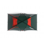 Палатка HUSKY FELEN 2-3, красный/темно-зелёный