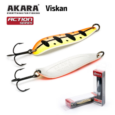 Блесна колеблющаяся Akara Action Series Viskan 65/18