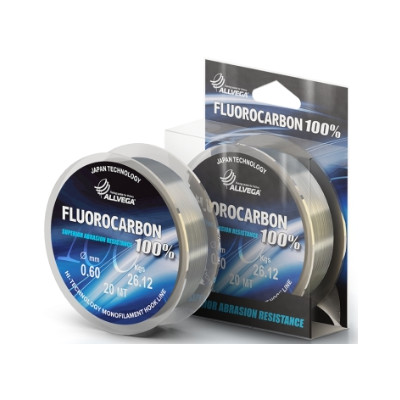 Леска флюорокарбоновая ALLVEGA FX Fluorocarbon 100% 20м