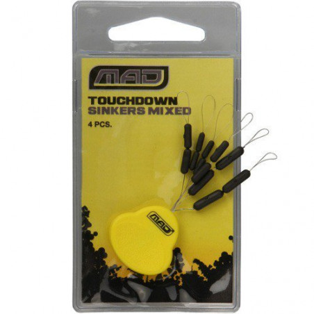 Стопор утяжеленный MAD TOUCHDOWN SINKERS - MIXED 10шт