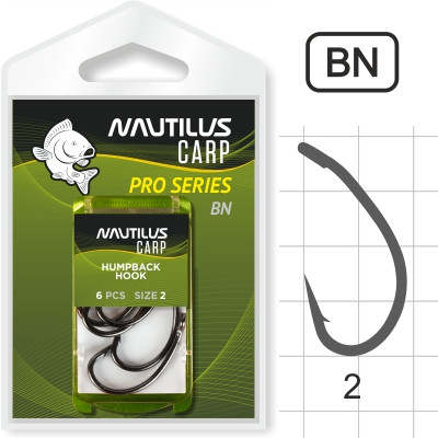 Крючок Nautilus Pro Series Humpback Hook BN