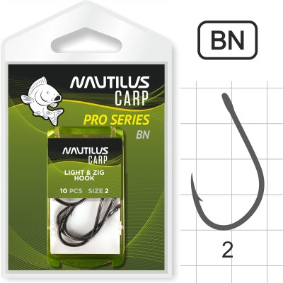 Крючок Nautilus Pro Series Light&Zig Hook BN