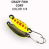 Блесна колеблющаяся Crazy Fish Cory 21