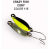 Блесна колеблющаяся Crazy Fish Cory 21