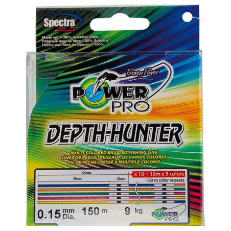 Шнур Power Pro Depth-Hunter Multicolor 150м