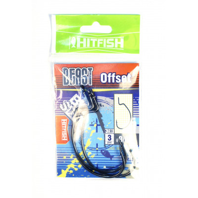 Крючок офсетный Hitfish  Beast Offset