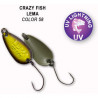 Блесна колеблющаяся Crazy Fish Lema UV 1,6гр 