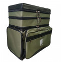 Ящик-рюкзак пенопластовый рыболовный зимний  3-х ярусный Salmo H-3LUX