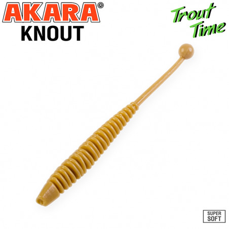 Силиконовая приманка Akara Trout Time KNOUT 2,5" Shrimp (10 шт)