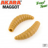 Силиконовая приманка Akara Trout Time MAGGOT 1,6" Garlic (10 шт)