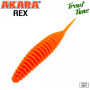 Силиконовая приманка Akara Trout Time REX 2,5" Tu-Frutti (10 шт)