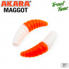 Силиконовая приманка Akara Trout Time MAGGOT 1,6" Cheese (10 шт)