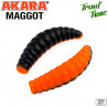 Силиконовая приманка Akara Trout Time MAGGOT 1,6" Tu-Frutti (10 шт)