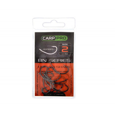 Крючки Carp Pro Black Nickel Curved Shank 10шт