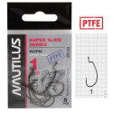 Крючок офсетный Nautilus Offset Super Slide Series Worm SS-03PTFE