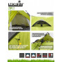 Палатка туристическая Norfin ZOPE 2 NF полуавтоматическая