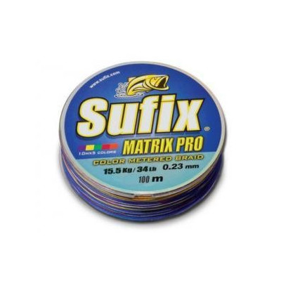 Шнур Sufix Matrix Pro x6 Multi Color 100м