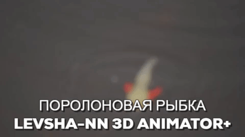 Работа поролоновой рыбка Levsha-NN 3D Animator+